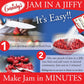 Cornabys Jam in a Jiffy - Instant Low Sugar Jam Mix, 18 oz, No Cook, Freezer Friendly