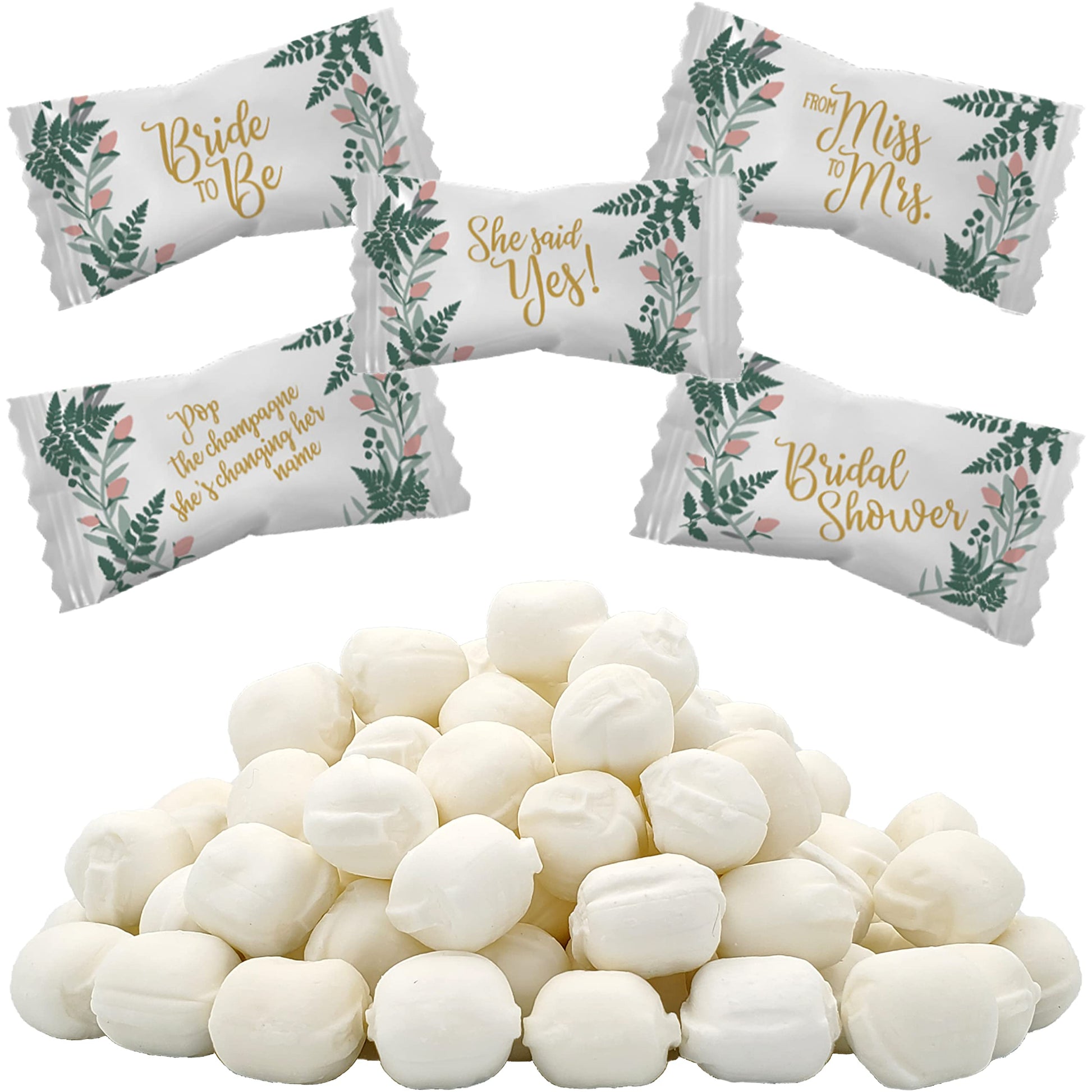 The Dreidel Company Bridal Shower Buttermints, Mint Candies, After Dinner Mints, Butter Mint Candy, Fat-Free, Kosher Certified, 
