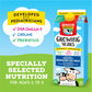 Horizon Organic Growing Years 2% Milk, High Vitamin D Reduced Fat Milk for Growing Kids with DHA Omega-3, Choline, and Prebiotic