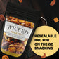 Wicked Mix Snack Mix With Mixed Nuts - Sweet And Salty Snacks Trail Mix Snack Packs With Almonds, Cashews, Pretzels, Pecans - Healthy Snacks Zero Trans Fat In Resealable Bag (Original Mix, Pack Of 3)