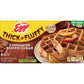 Eggo Thick And Fluffy Cinnamon Brown Sugar Waffles, Belgian Style, 11.6 Oz 6 Count (Frozen)