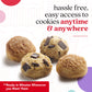 David's Cookies Preformed Frozen Cookie Dough - Chocolate Chunk & Snickerdoodle - 96 count