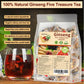 Ginseng Five Treasures Tea  Natural Kidney Tea for Women & Men  6 Precious Ingredients Blend  Organic Ginseng Six Treasures KidneyTea  Chinese Herbal Teabags (25 Pcs 1 Bag)