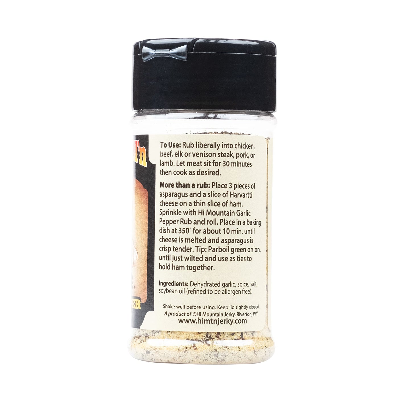 Hi Mountain Western Style Gourmet Seasoning - Garlic Pepper Rub