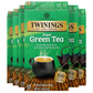 Twinings Pure Green Tea Individually Wrapped Bags, 25 Count (Pack of 6), Smooth Flavour, Enticing Aroma, Caffeinated, Enjoy Hot 
