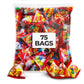 Jelly Belly Individual Pyramid Packs | 75 PACK | Mini Bags of assorted Jelly Beans | 75 bags of 0.28oz | Assorted Flavors | Pyra