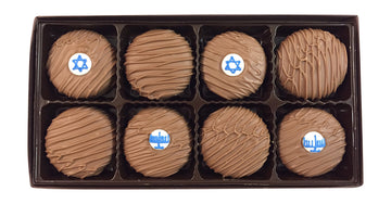Philadelphia Candies Milk Chocolate Covered OREO Cookies, Hanukkah Menorah Star of David Jewish Gift
