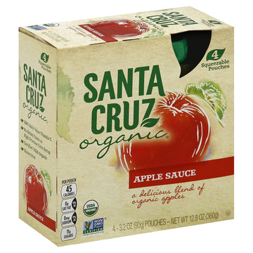 Santa Cruz Organic  Applesauce Original (6X4 Ct)