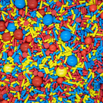Toy Box Hero Story Sprinkles for Cake Cookie Cupcake Decorating and Baking Fancy Edible Cake Sprinkles and Toppings in Blue Jimm