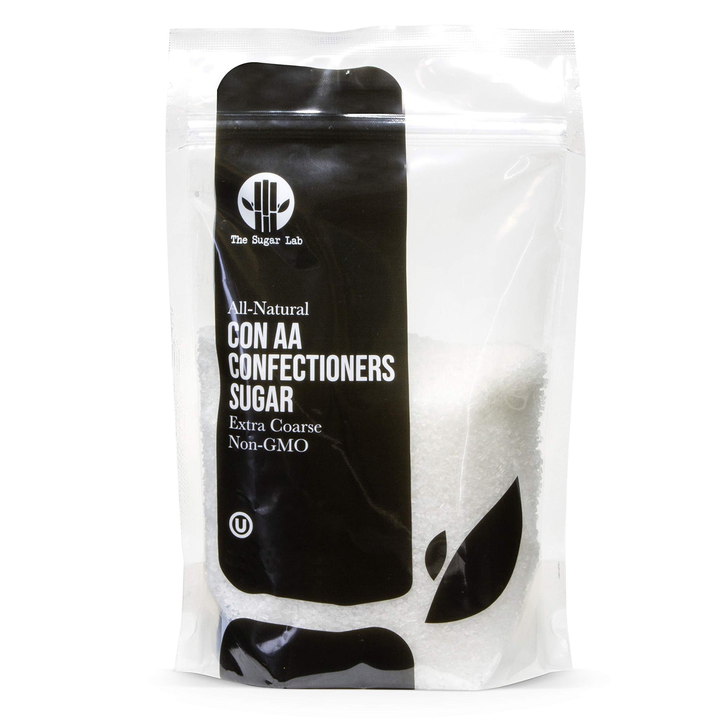 The Sugar Lab Confectioners Sugar - Extra Coarse Sugar - 5 Pounds - Con AA - Sugar Crystals for Baking and Cupcake Decorations -