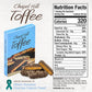 Chapel Hill Pecan and Dark Chocolate Toffee, Natural and Gluten Free, Delicious Toffee Squares (2 Ounces)
