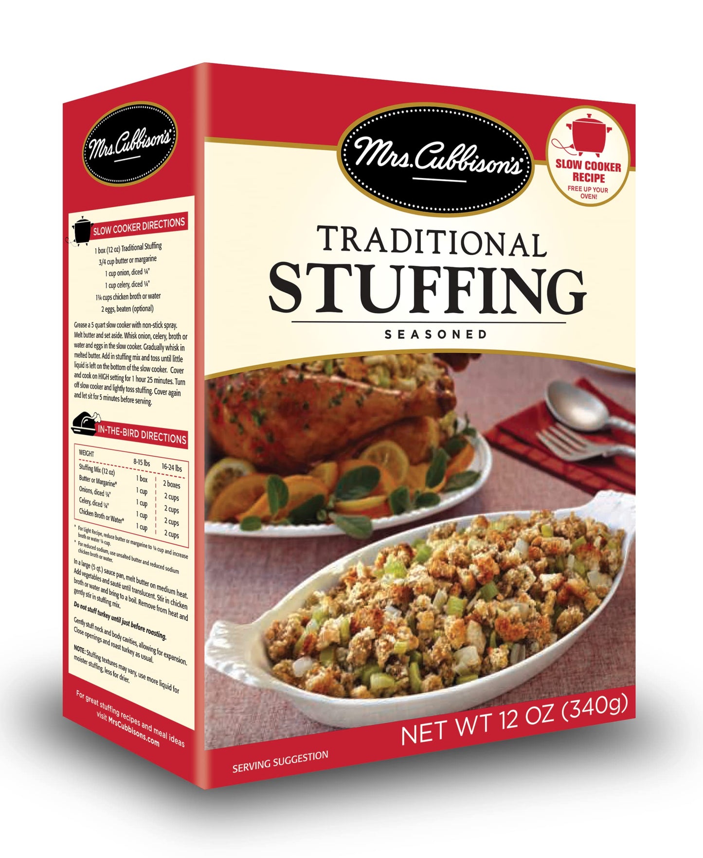 Mrs. Cubbisons Stuffing Mix Traditional 12 Oz