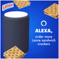 Lance Sandwich Crackers, Made with Whole Grain Crackers, Cheddar Cheese, 10 Packs, 6 Sandwiches Each