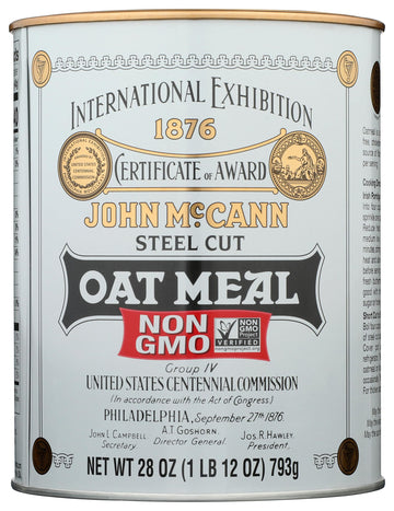 Mccanns, Oatmeal Irish Tin, 28 Ounce