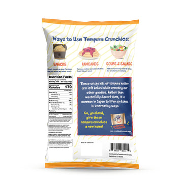 Swashbuckle Snacks Tenkasu Tempura Bits 10.58Oz, Made In Japan