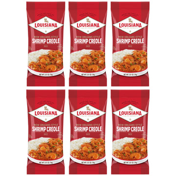 Louisiana New Orleans Style Shrimp Creole Base, 2.61oz (Pack of 6) - Classic New Orleans Flavor - Bring the Taste of Louisiana H