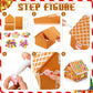 Weysat Large Gingerbread House Kit: 131 Pcs Holiday Cookie Decorating Kit - 8 Inch Easy To Assemble Christmas Gingerbread House Craft Creative Build & Gift For Xmas Diy Fun Party Favor Decor