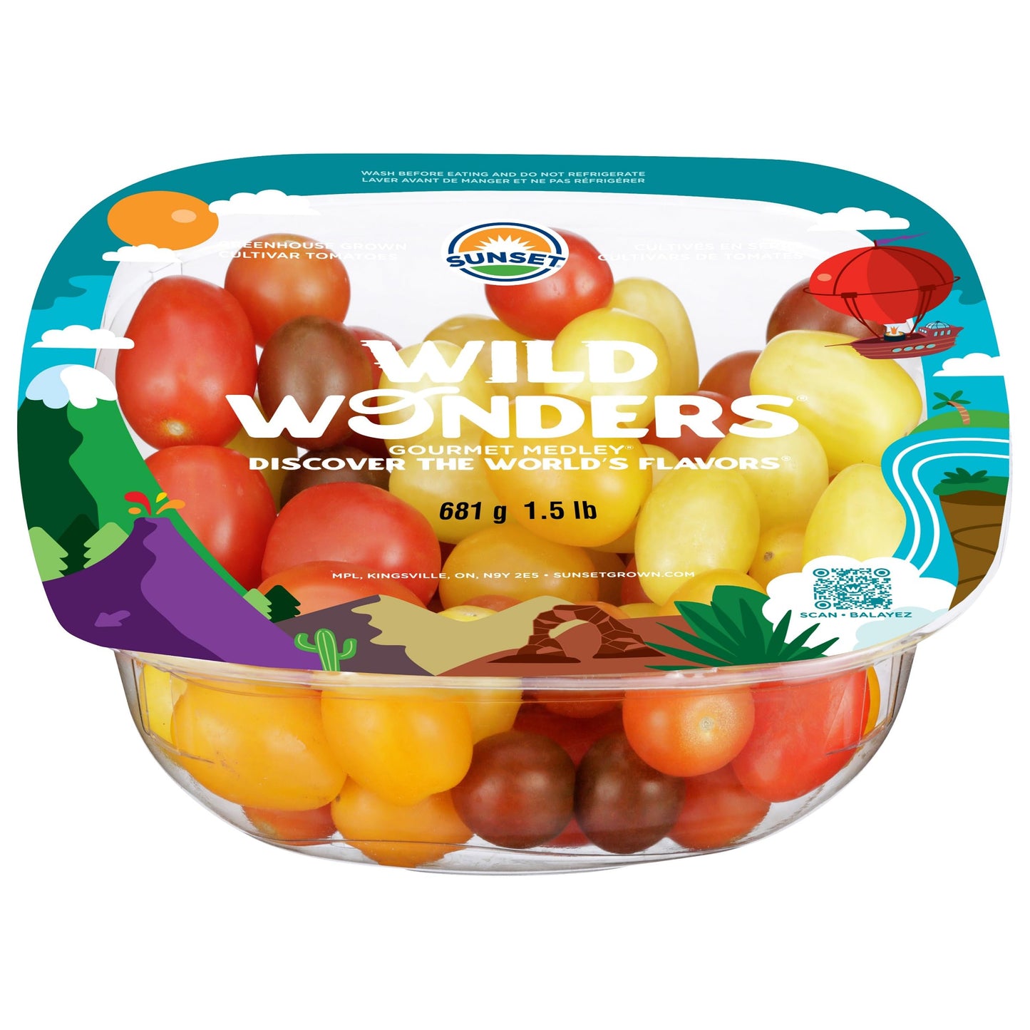 Sunset, Wild Wonders Tomatoes, 24oz