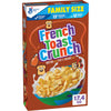 French Toast Crunch Sweetened Breakfast Cereal, 17.4 Oz Family Size Cereal Box