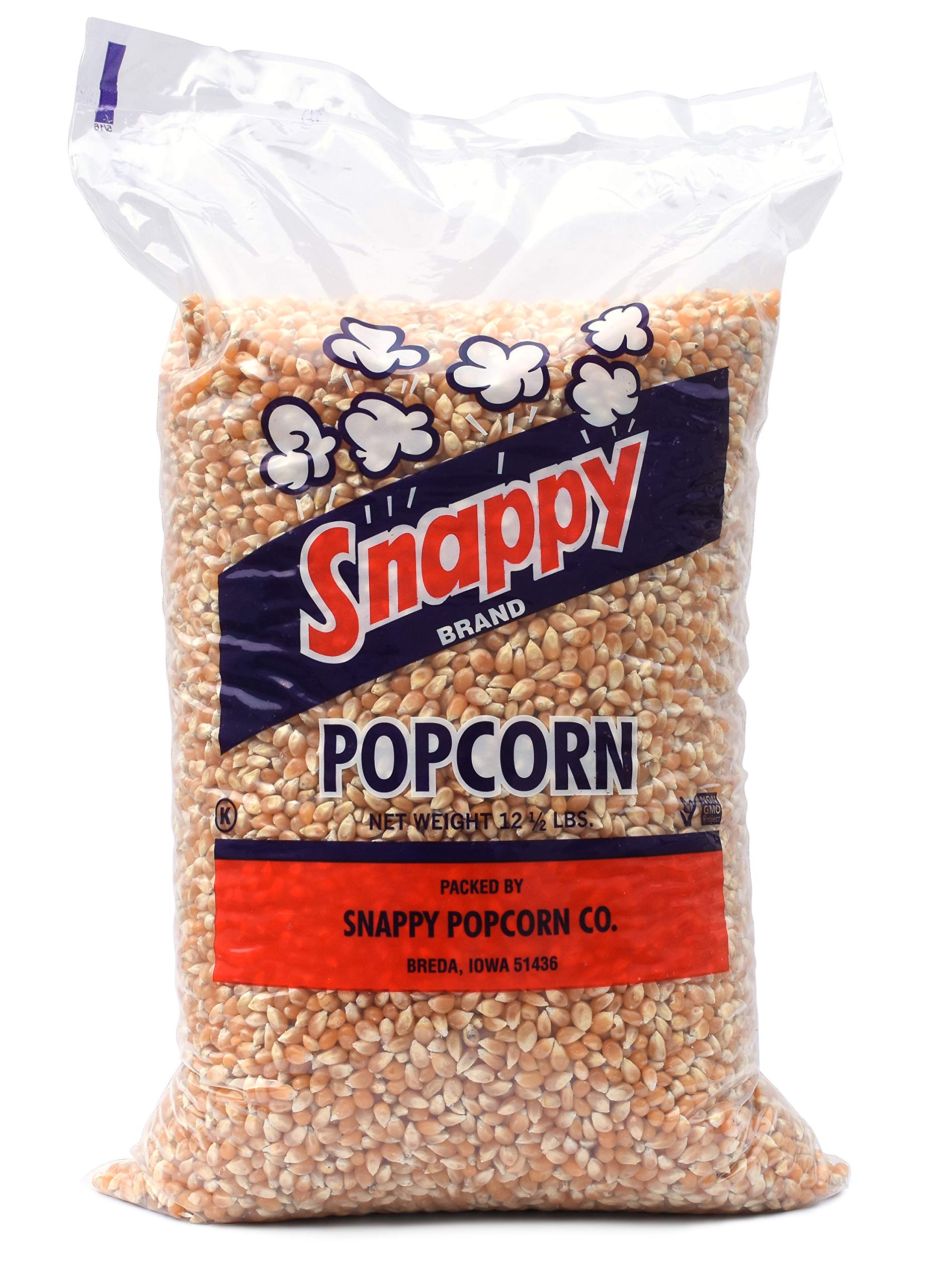 Snappy Yellow Popcorn Kernels, 12.5 Lbs