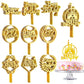 150 Pcs Happy Birthday Cake Toppers Acrylic Cake Topper Glitter Birthday Cake Decorations Double Sided Cake Topper For Children
