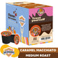 Crazy Cups Flavored Coffee K-Cups, Caramel Macchiato, Medium Roast, 22 Count, Brown