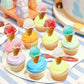 Ercadio 40 Pack Edible Ice Cream Cupcake Toppers Edible Cake Decoration Drink Topper Picks For Baby Shower Birthday Summer Hawai