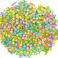 Sentovac Flowers Sprinkles Edible Spring Sprinkles Pink Yellow Blue Green Mix For Cake Decorating Candy Cupcake Cake Topper Cook