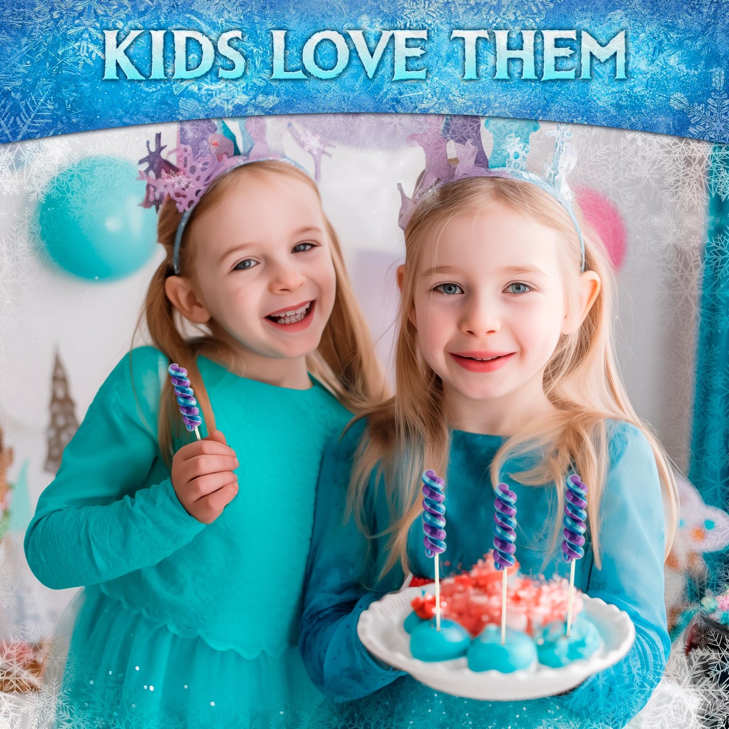 Disney Frozen Swirl Lollipops 20pk- Frozen Candy For Disney Frozen Party Favors & Frozen Party Decorations - Elsa And Anna Froze