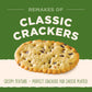 Back To Nature Organic Stoneground Wheat Crackers, Roasted Garlic & Herb - Dairy Free, Non-Gmo, Made With Whole Grains & Flax Se