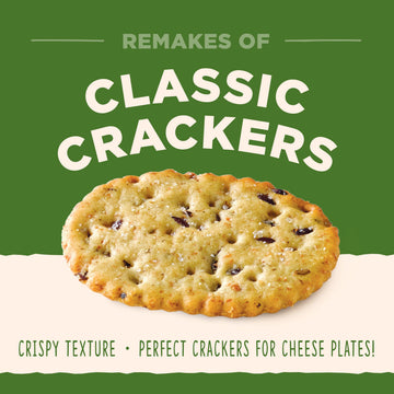 Back To Nature Organic Stoneground Wheat Crackers, Roasted Garlic & Herb - Dairy Free, Non-Gmo, Made With Whole Grains & Flax Se