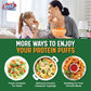Snack House High Protein Puffs - Jalapeno Cheddar Flavor, Low Carb, 15g Protein, 5.5oz Pack, Gluten & Grain Free, Keto Friendly