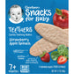 Gerber Snacks For Baby Teethers, Gentle Teething Wafers, Strawberry Apple Spinach, 1.7 Ounce, 12 Count Box (Pack Of 6)