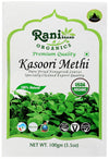 Rani Organic Fenugreek Leaves Dried (Kasoori Methi) 3.5oz (100g) ~ All Natural | Vegan | Gluten Friendly | NON-GMO | Indian Orig