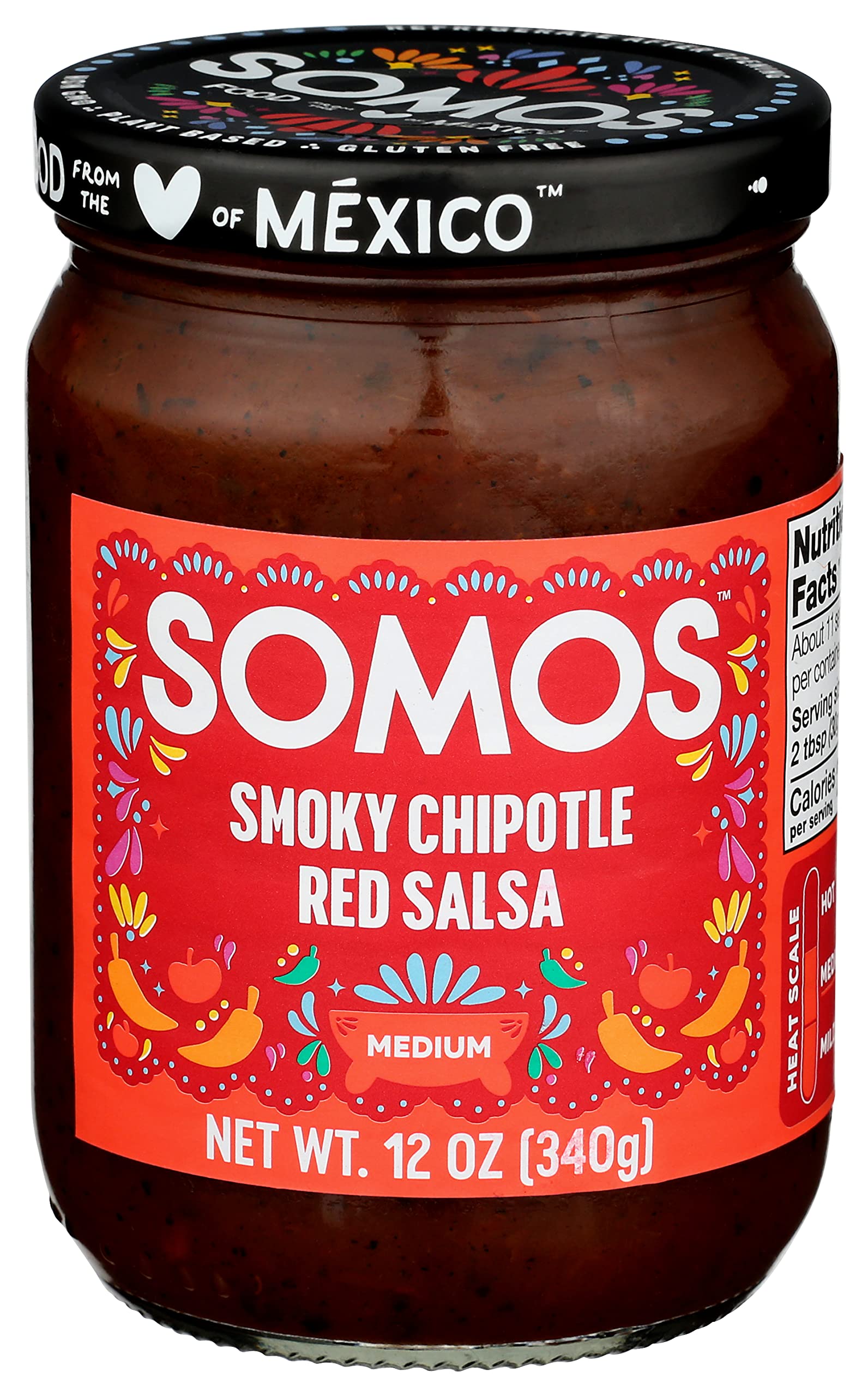 SOMOS Salsa Chipotle Smoky, 12 OZ