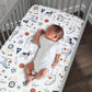Lambs & Ivy Hall Of Fame Animals/Sports 100% Cotton Fitted Baby Crib Sheet