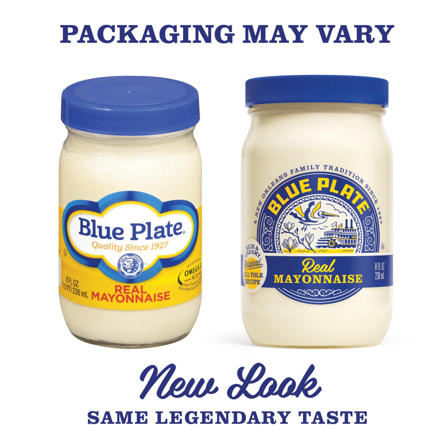 Blue Plate Real Mayonnaise, 8 Fl Oz Jar (Pack of 12)