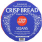 Finn Crisp Siljans Round Rye Crispbread 6 x 14oz | Knckebrd From Finland | Bulk Multipack of Authentic Finnish Sourdough Crispbr