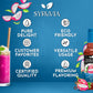 Syruvia Sugar Free Dragon Fruit Acai Syrup With Syrup Pump Dispenser - Dragon Fruit Acai Syrup Flavor, 25.4 Fl Oz - Perfect For