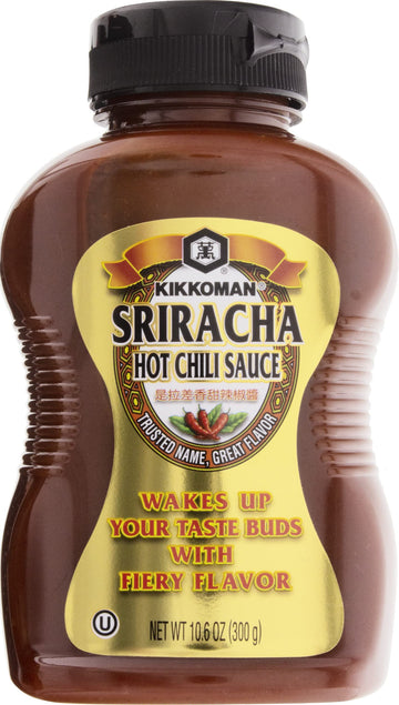Kikkoman Sauce Chili Hot Sriracha, 10.6 Oz