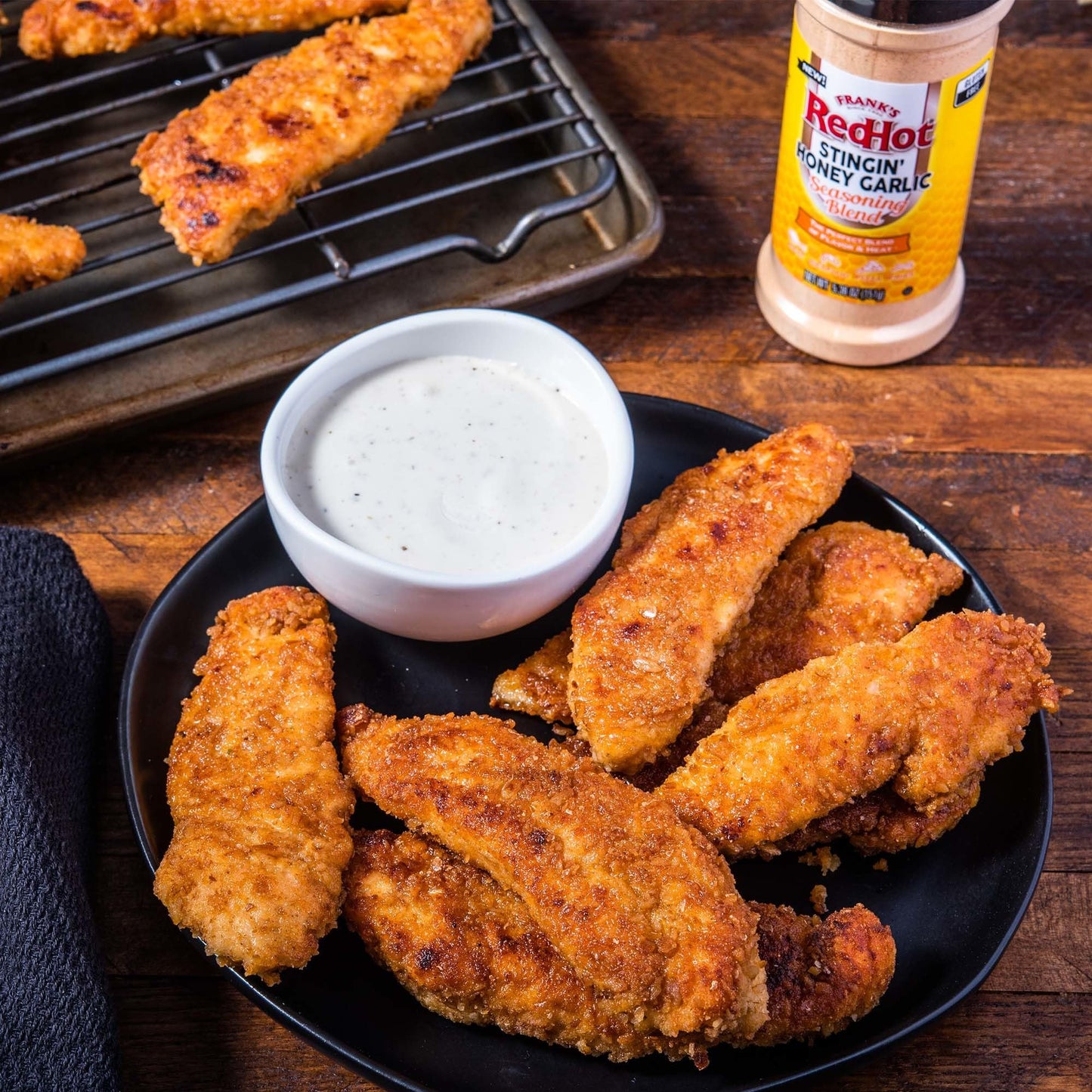 Frank's RedHot Stingin' Honey Garlic Seasoning Blend (Gluten Free), 5.36 oz (Pack of 6)