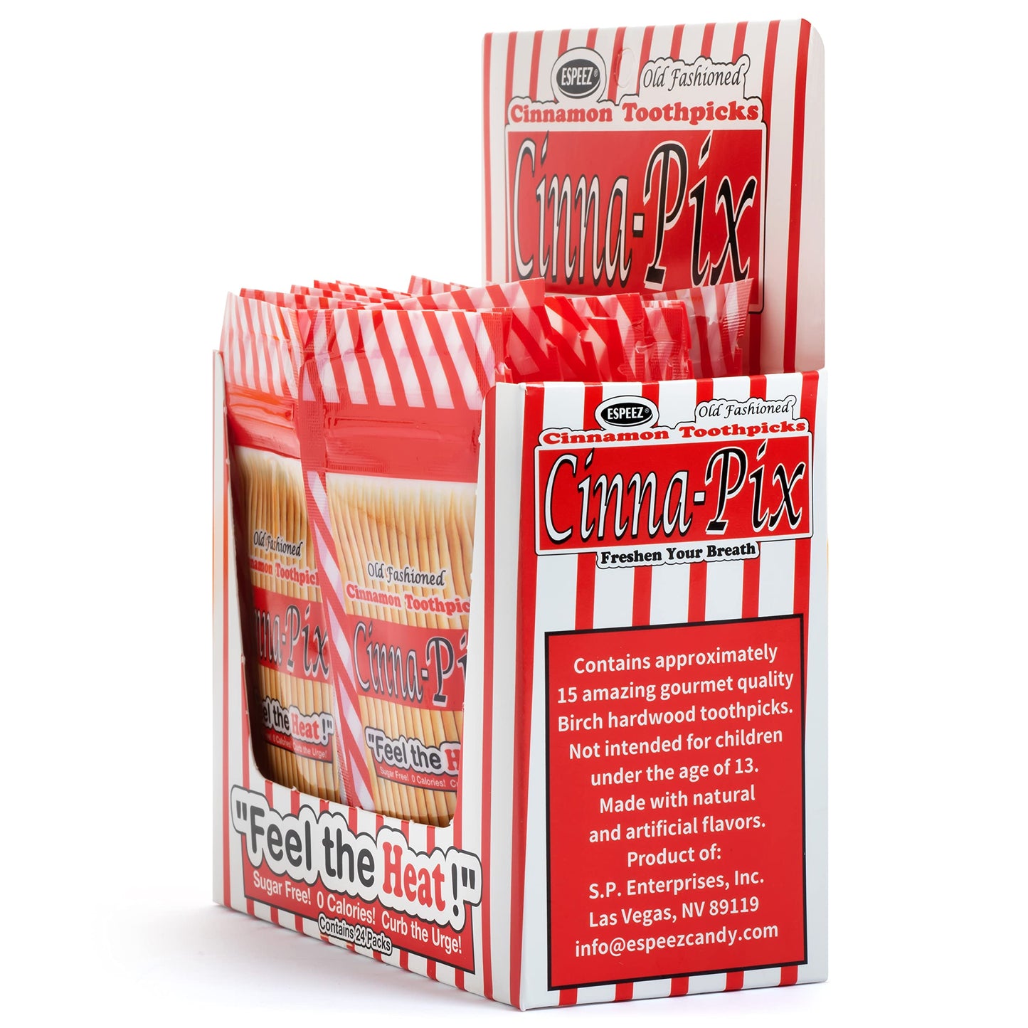 Cinna-Pix Old Fashioned Cinnamon Toothpicks, 24 Count