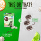 Don'T Worry Low Calorie Meringue Cookies - 4 Pack - Key Lime Pie And Cookies&Cream, Just 1 Calorie Per Piece | Low Sugar Candy,