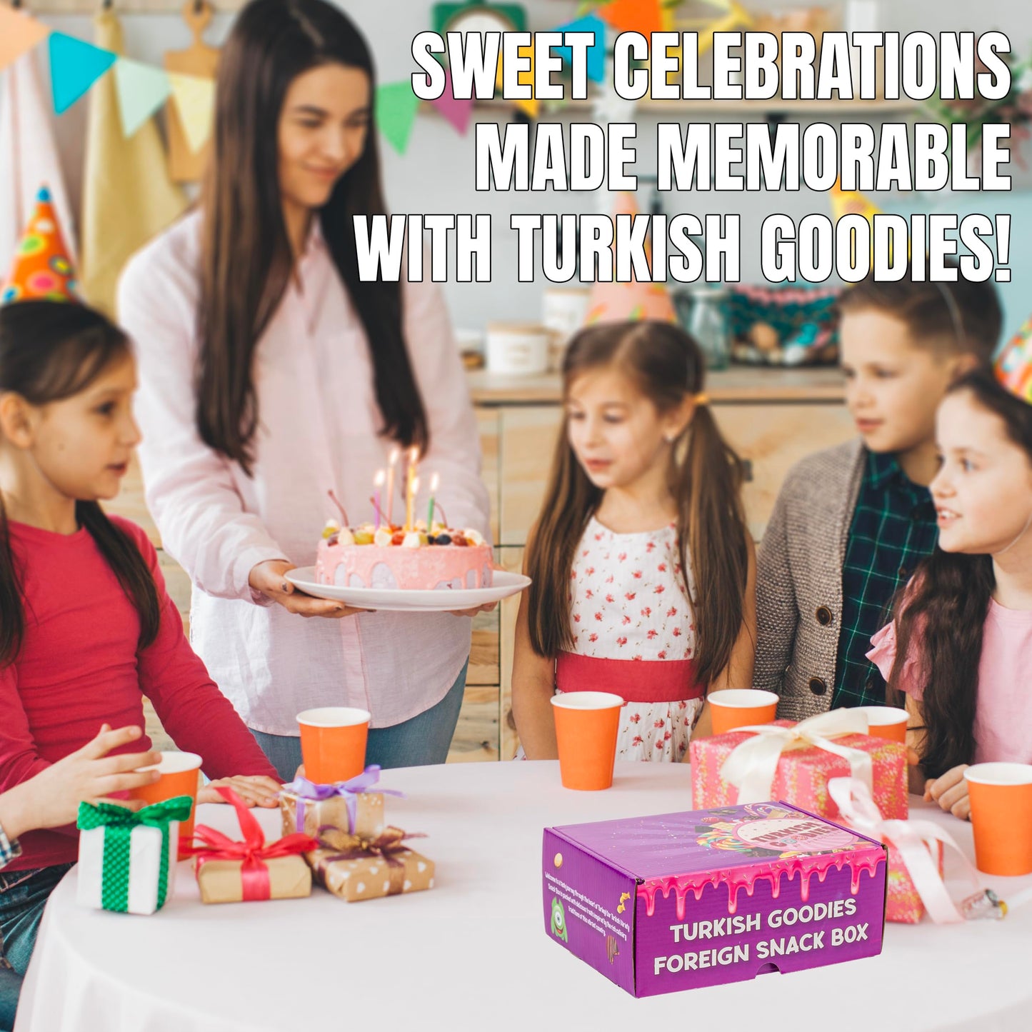 Turkish Foreign Snack Box, Gourmet Turkish Food Gift Box, Variety Of Unique Sweets And Savory Snacks From Turkey - International