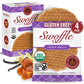 Gluten Free Organic Stroopwafels by Swoffle - French Vanilla | (4) 1.16oz Wafers | non-GMO, Wheat Free, Kosher, Soy Free, Nut Fr