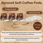 Baronet Coffee Crème Brulee Coffee Pods - Medium Roast - 18 Count - Single Serve - 8 Grams - Bulk Pack