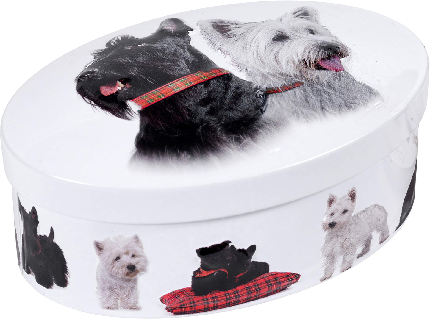 Gardiners of Scotland Handmade Fudge, Scottie Dog Vanilla, 120g Oval Tin