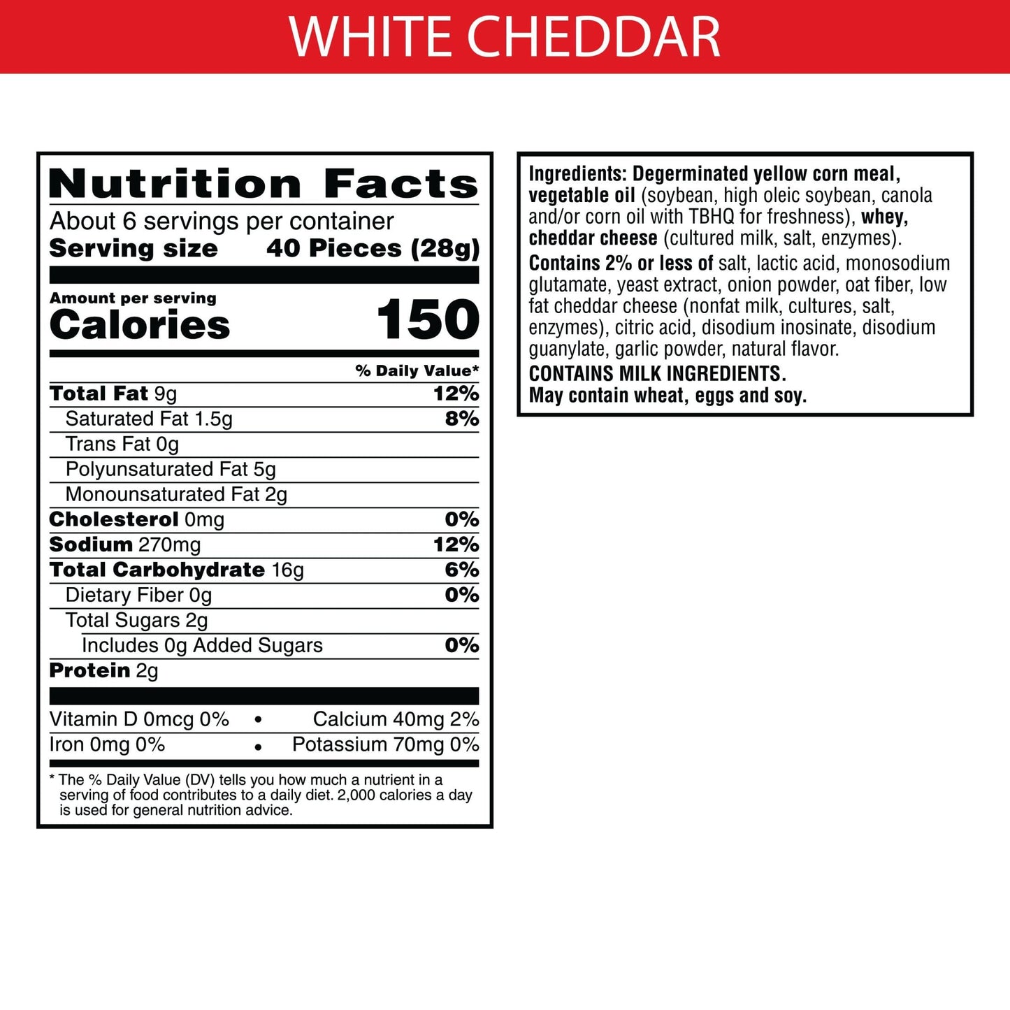 Cheez-It Puff 'D Cheesy Baked Snacks, Puffed Snack Crackers, Kids Snacks, White Cheddar, 2.156Lb Case (6 Bags)