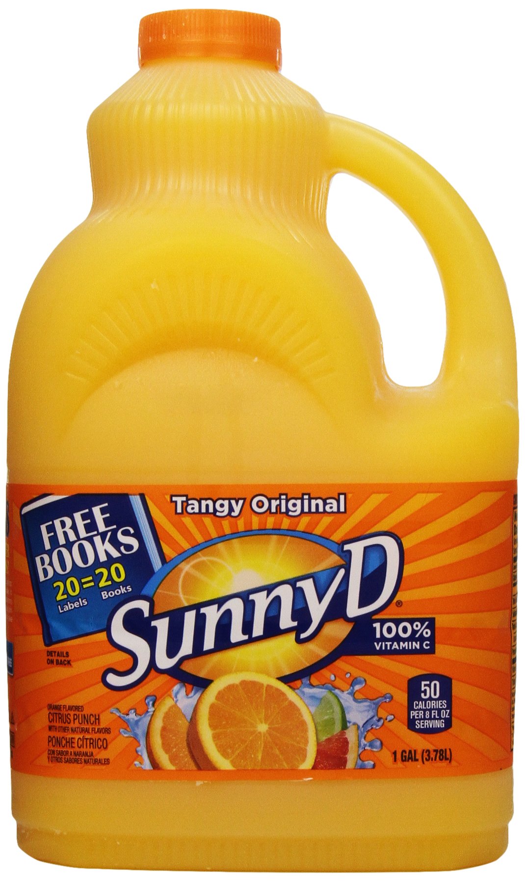 Sunny D Orange Flavored Citrus Punch, Tangy Original, Gallon