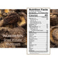 Zestful Foods Dried Shiitake Mushroom, Medium Size, 3-4 Cm, 8 Oz.